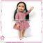 Fashion Plastic Vinyl half cloth body doll toys , PVC vinyl doll for girls