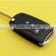 3 button flip folding car key remote fob case for Toyota Camry Rav4 Corolla Prado