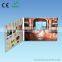 TFT lcd screen video display greeting card/video brochure/video postcard