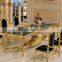 hand carved furniture - Baroque gold foil dining room furniture-antique dining room furniture