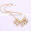 KARASU Boho Real 18k Matte Gold Plated Hollow Geometric/Round Austrian Crystal Statement Necklaces & Pendants for Women Jewelry
