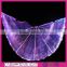 Nice led belly dance wings light up fairy rainbow belly dance wings