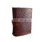 Embossed Leather Journal For Men & Women with Semi-precious Stone & Buckle Closure