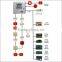 Fire alarm system fire control smoke detector 2-wire network type 4-wire network type photoelectric smoke detectors