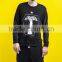 100 Cotton 200GSM Mens Custom Wholesale Black Sweatshirt