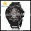 WJ-5262 rubber strap fashion best selling waterproof double movement men digital sport wrist watches