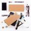 Washable Kraft Paper Folding Long Wallet With 9 Card Slots