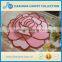 Solid rose pattern colorful flooring indoor rugs