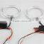 12V 5W red color 80mm 2.5 inch led angel eyes headlight for car led halo rings