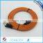 Hot Sales Gold Plated Flat CAT7 Network weaving Cable