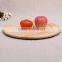Hot sale Solid wood round wood plate dessert bread tray with high quality