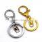 high-end fashion metal snap hook keychain