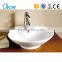 Classical ceramic oval shape washing art basin with one hole