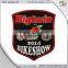 hot sale cheap custom wool Bike embroidery patches with heat adhesive backing