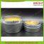 High Quality Metal Material Gift Candle Tin Containers Made in China