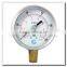 High quality 4 inch stainless steel case presssure bourdon tube bottom entry manometer