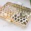 6.5*4.2 inches patterned purse frame metal clutch bag frame for ladies