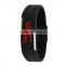 2016 Top Selling Cheap Promotion Digital Bracelet Wristwatches Rubber LED watches