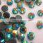 Full color uniform cuts jet black AB color clothing decoration rhinestone
