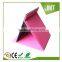 New Fashion Makeup Cosmetic Leather FOLDABLE Mirror