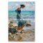 Wall Art Decoration Most popular Beautiful Beach Girl Nude Canvas Oil Painting