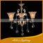 Top Sale Good Quality Chrome 6 Lights Crystal Chandelier with Scallop Drops