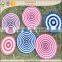 Party decoration handmade hanging striped paper pinwheels