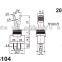 12V Toggle SwitchWaterproof Reset Switch