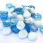 Wholesale New Style Colored Flat Glass Marbles Beads