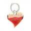 Wholesale fashion heart shape flowing sand glitter ring holder for mobile phone, smart phone holders