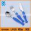 High Quality Children Funny Plastic Spoon Fork Knife Cutlery Set