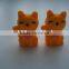 lucky cat shaped rubber eraser