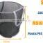 Waterproof Handles Polyester Mesh Laundry Bag Basket Bathroom