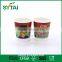 Custom size eco-friendly printed disposable paper double wall cups
