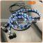 Cheap promotion sport earbuds colorful custom logo shoelace earphone with mic
