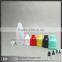 childproof clear eliquid bottles pe 10ml vape juice plastic dropper bottles