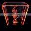 NEW Fashion Large Acrylic Led Ice Bucket, Square Led Beer Bucket for Party