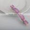 Beautiful girls hair barrette graceful knitted hair barrette colored resin crystal hair ornament