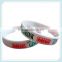 2015 cool silicone wristband rubber bracelet soft pvc wristband