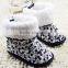 Mickey soft cotton fabric girls boots Autumn&Winter Season baby boots shoes for 0-1 years