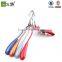 wide shoulder wire colored coat hanger