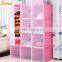 Portable Waterproof Transparency Furniture Closet,Kids Plastic Wardrobe Closet