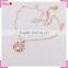 Fashionable New Design Necklace With Flower Pendant, for Women Rose Imitation Gold Necklace