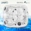 New Compact Square Acrylic Indoor Composite Freestanding Spa Bath for 4 Persons JY8806
