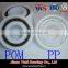 pom pp material plastic deep groove ball bearing manufacturers