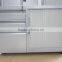 ABS Tambour door cabinet 3 drawer cabinet pedestal 3 drawer mobile caddy with ABS tambour door cabinet