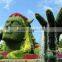 Plant sculpture aritificial green sculpture