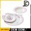 Dinnerware porcelain dinner plate, hot sale ceramic compartment dinner plates