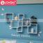 Original design MDF wood DIY 3D wall decor Leaf shape Wall Stickers