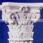Decorative pillars marble roman column capital for sale